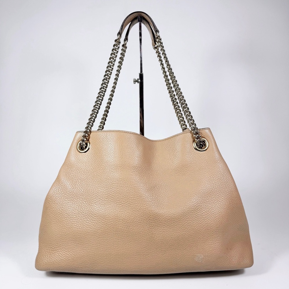 Gucci SOHO Interlocking G Leather Chain Shoulder Bag - Picture 2 of 13